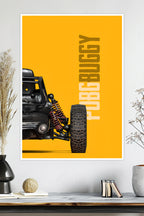 PUBG Buggy Poster | Battle Royale Vehicle | BGMI | Game Poster
