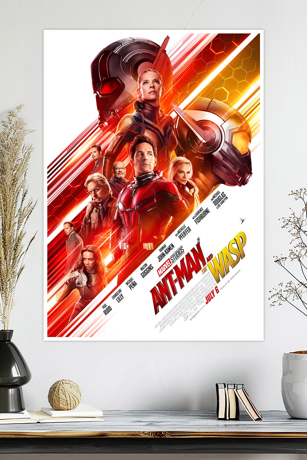 Ant-Man and the Wasp | Paul Rudd & Evangeline Lilly | Scott Lang | Marvel Poster