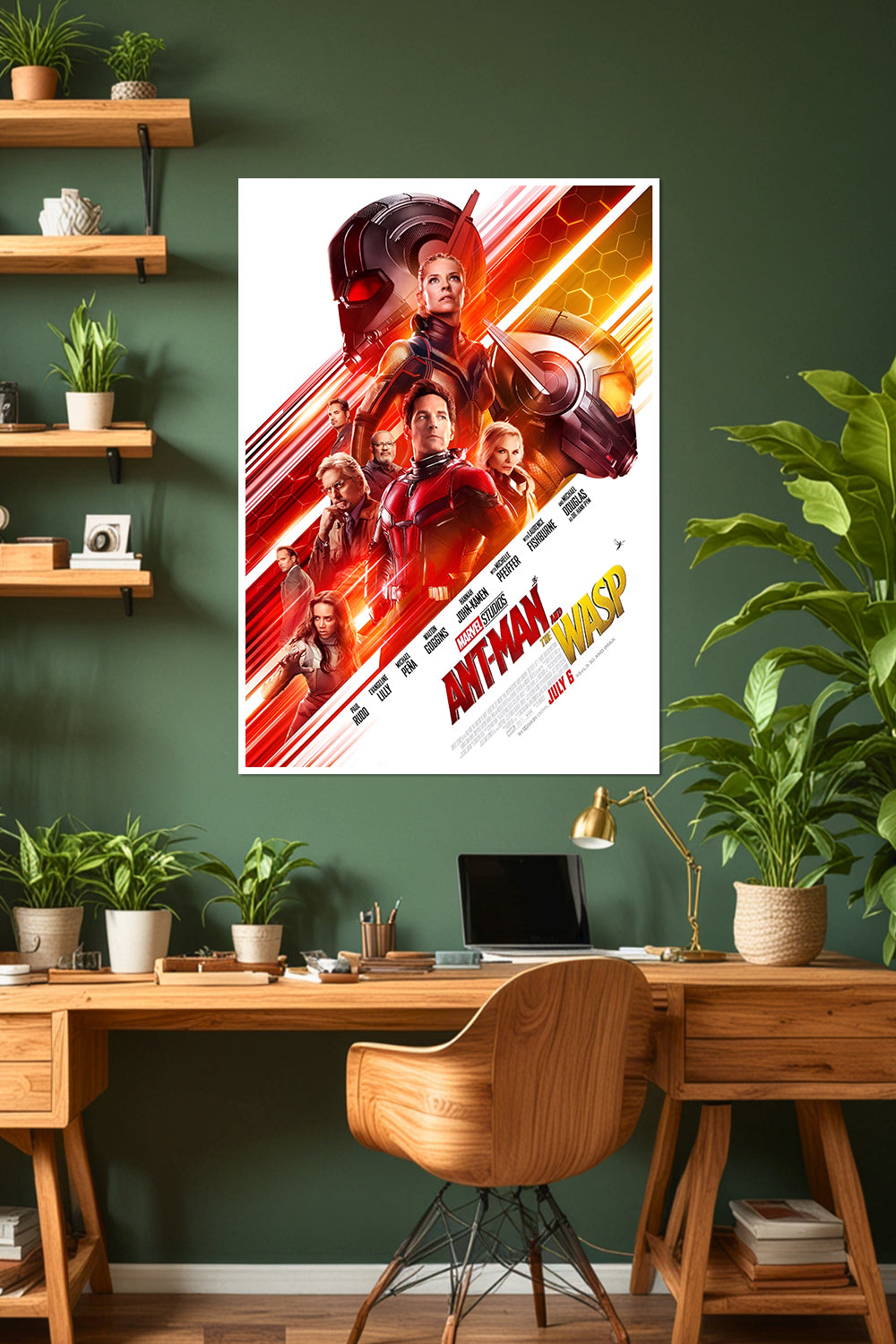Ant-Man and the Wasp | Paul Rudd & Evangeline Lilly | Scott Lang | Marvel Poster