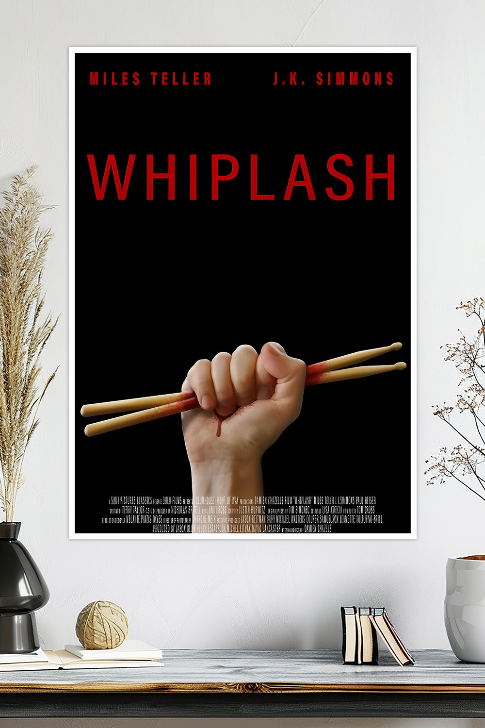 Whiplash: Miles Teller & J.K. Simmons | Damien Chazelle | Movie Poster