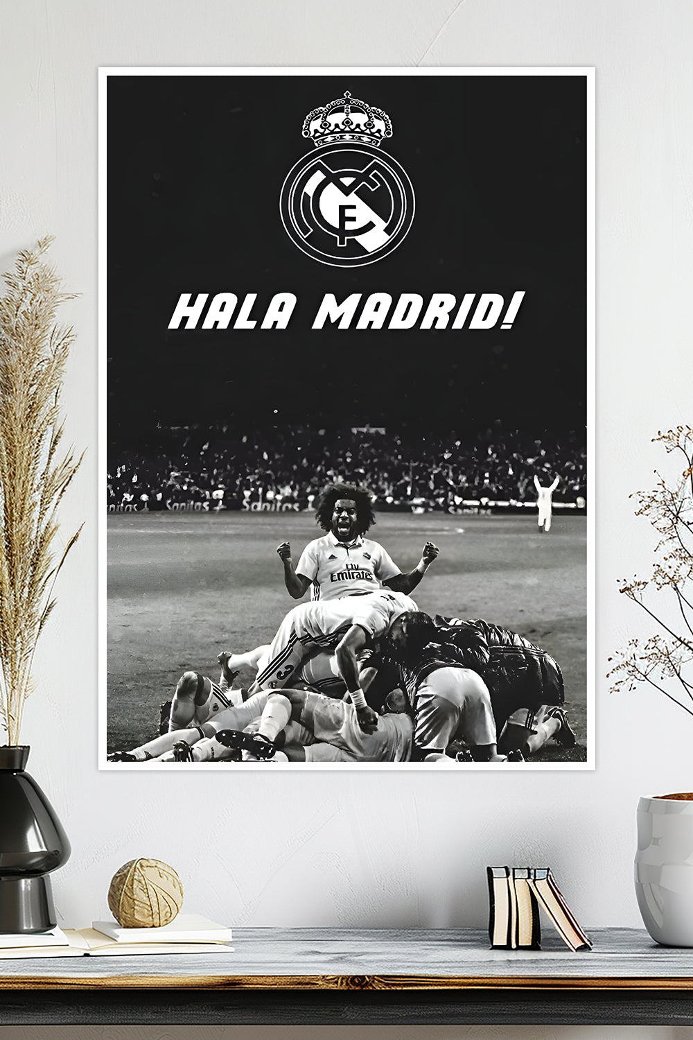 Real Madrid Celebration | Hala Madrid! | Football Poster