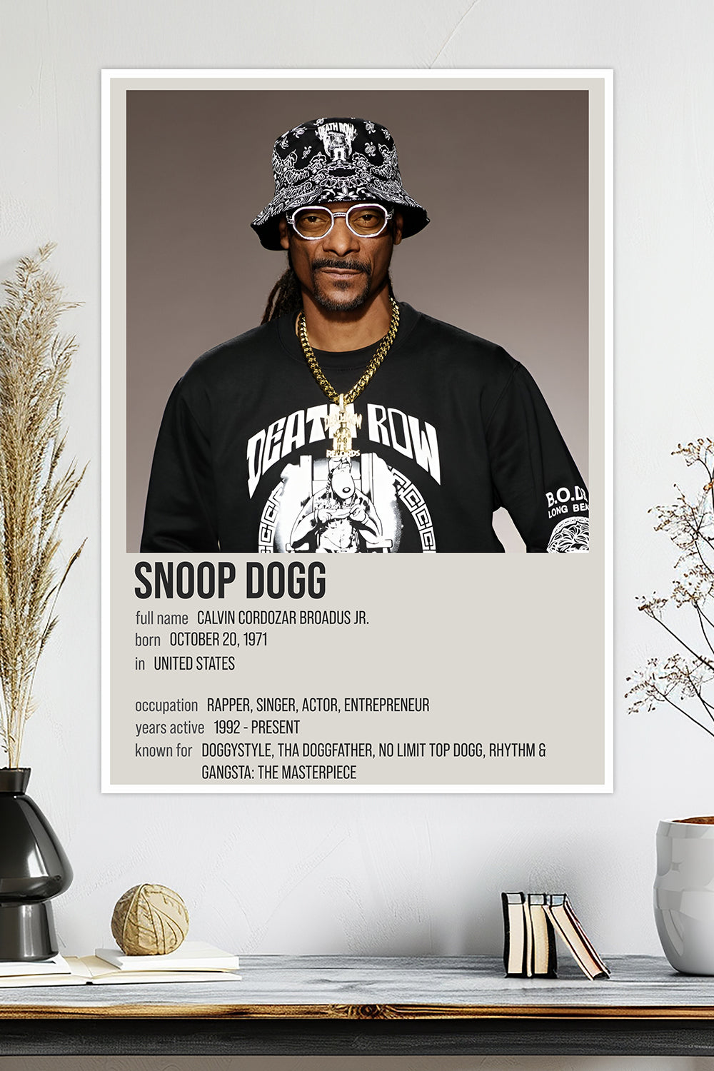 Snoop Dogg | West Coast Icon | Hip-Hop Legend | Music Poster
