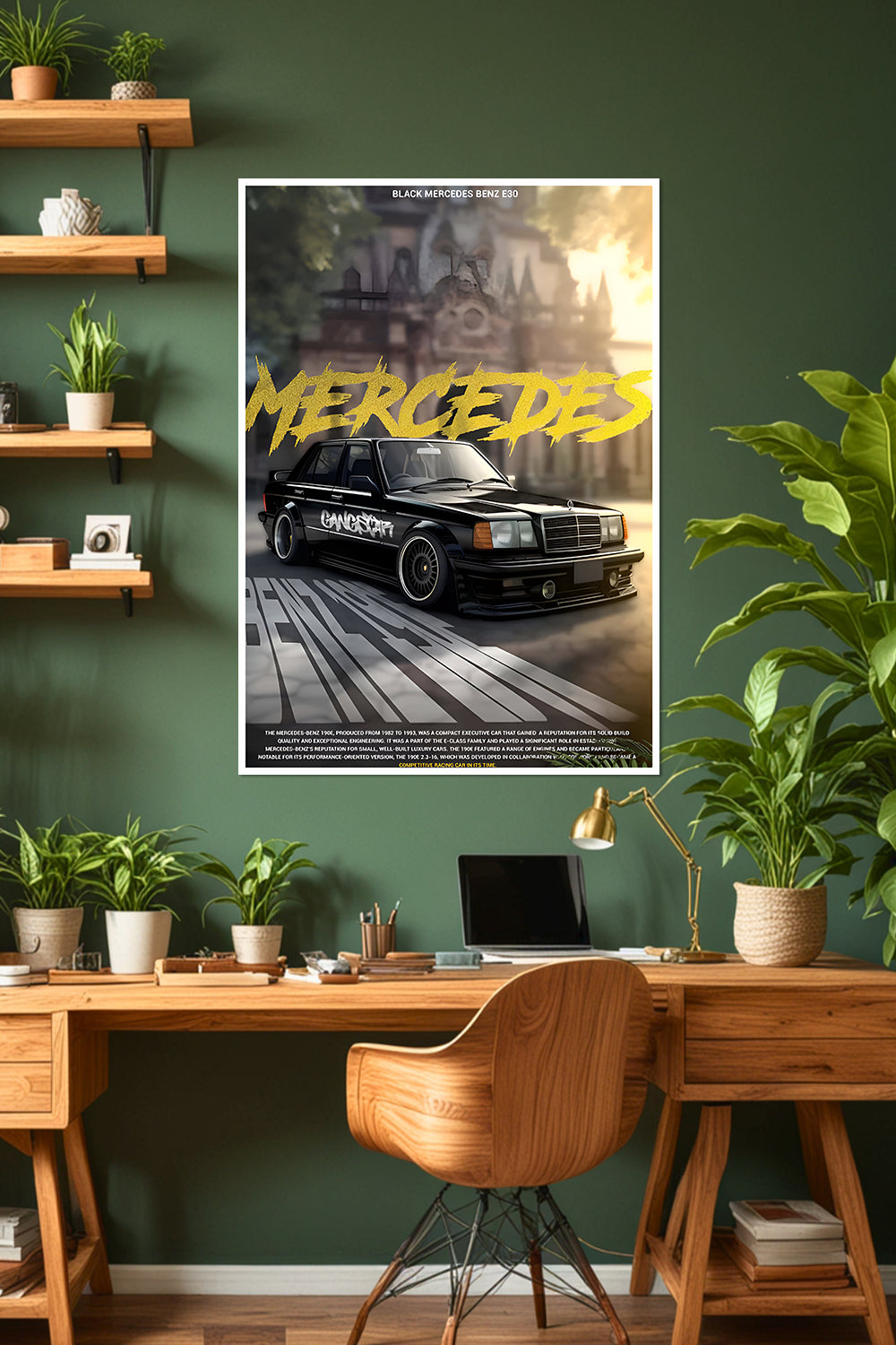 Mercedes-Benz 190E | Car Poster