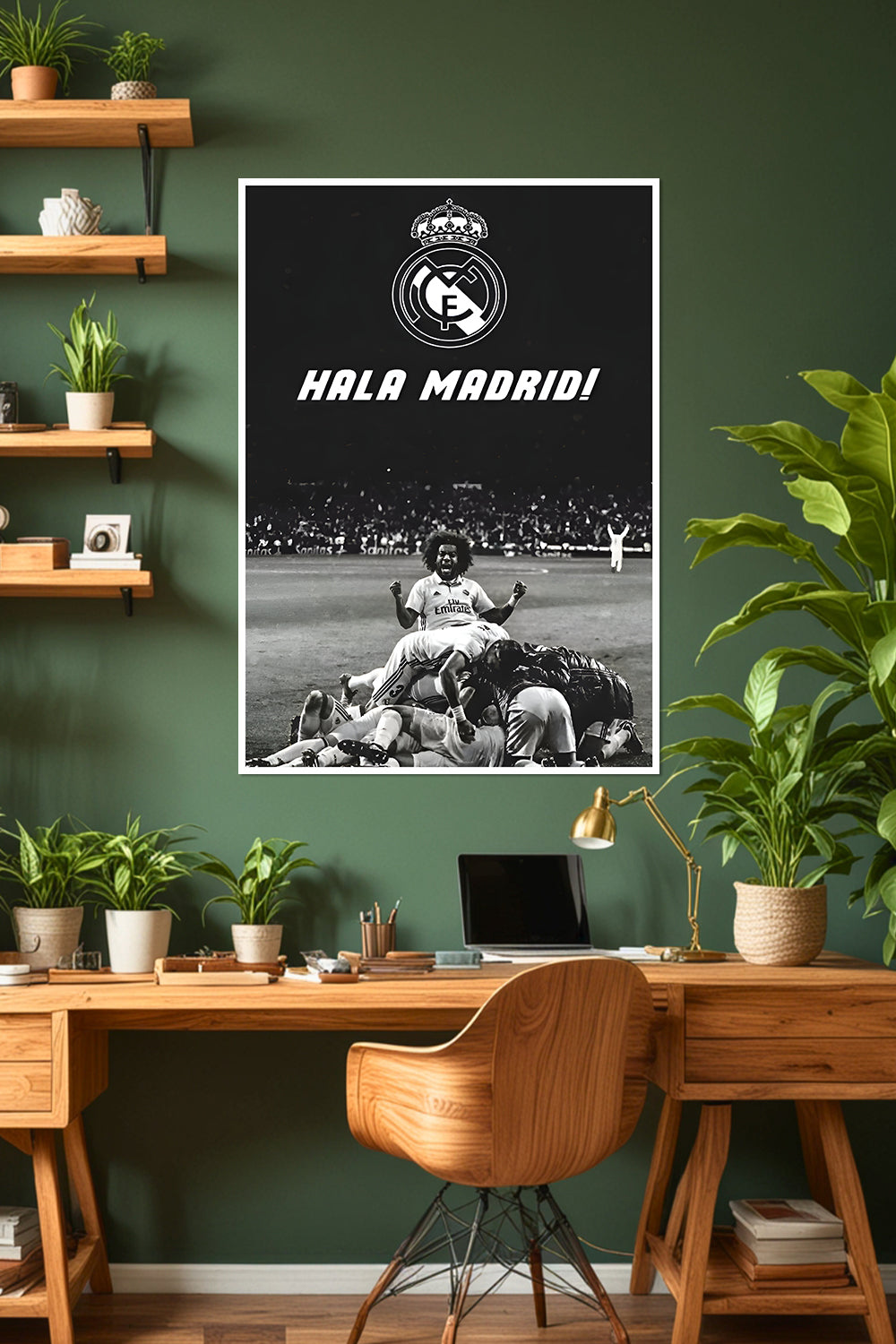 Real Madrid Celebration | Hala Madrid! | Football Poster