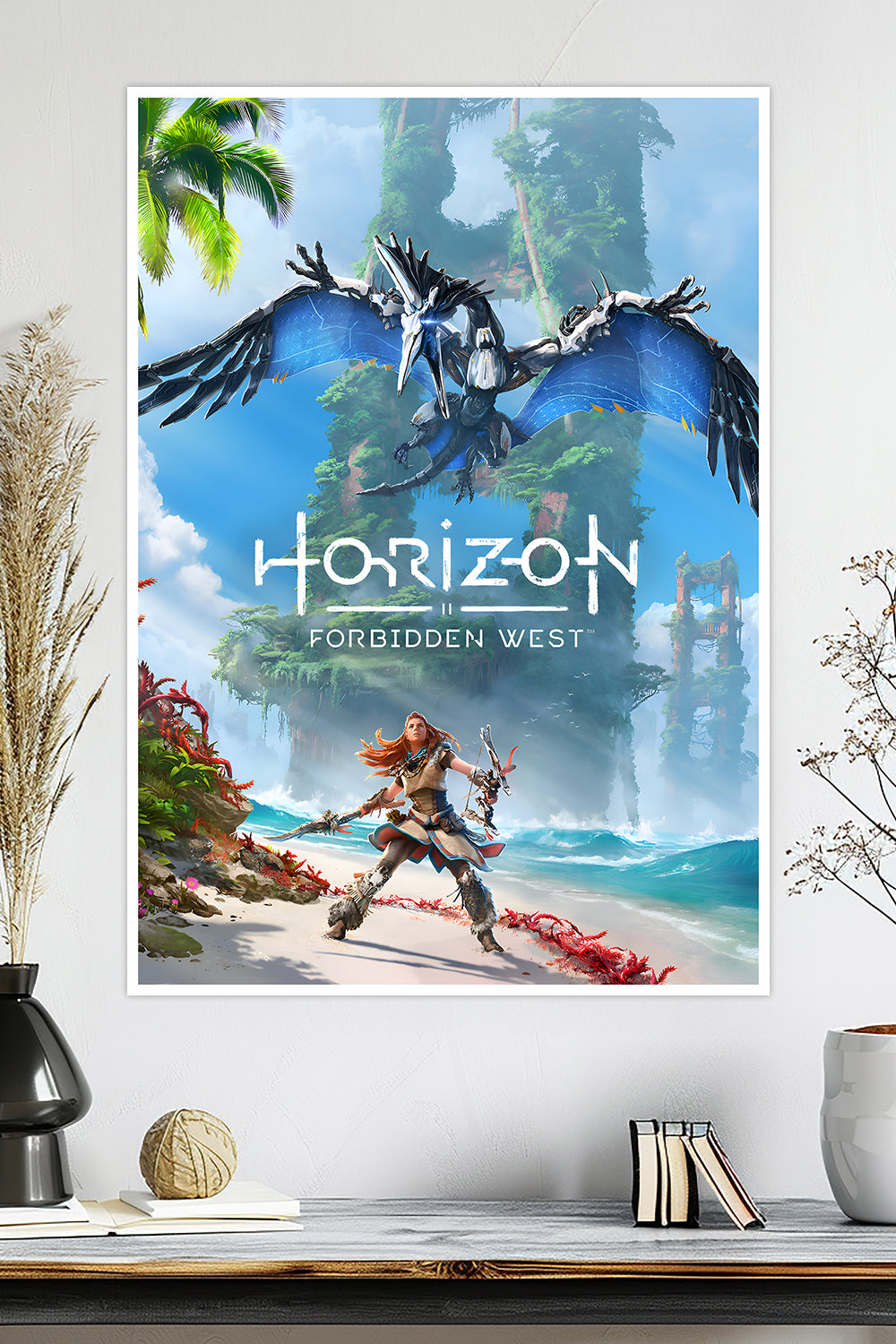 Horizon Forbidden West | Aloy vs. Mechanical Bird | Game Poster