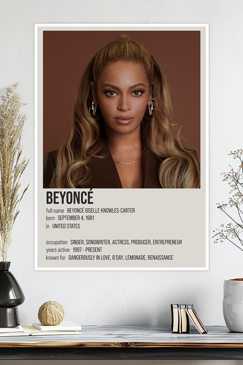 Beyoncé | Queen Bey | Iconic Music Legend | Music Poster