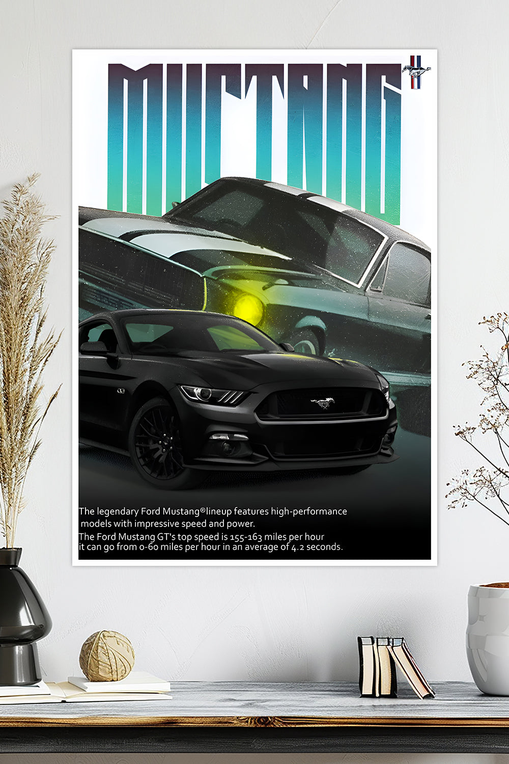 Ford Mustang | Performance Specs | Car Poster