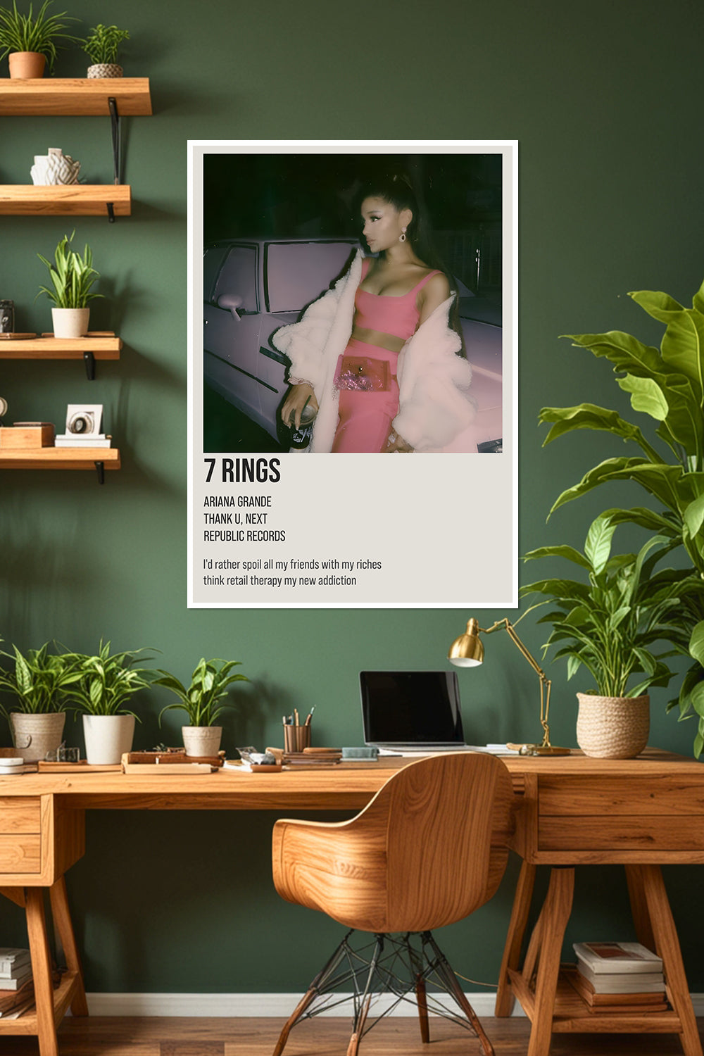 7 Rings | Ariana Grande | Music Poster