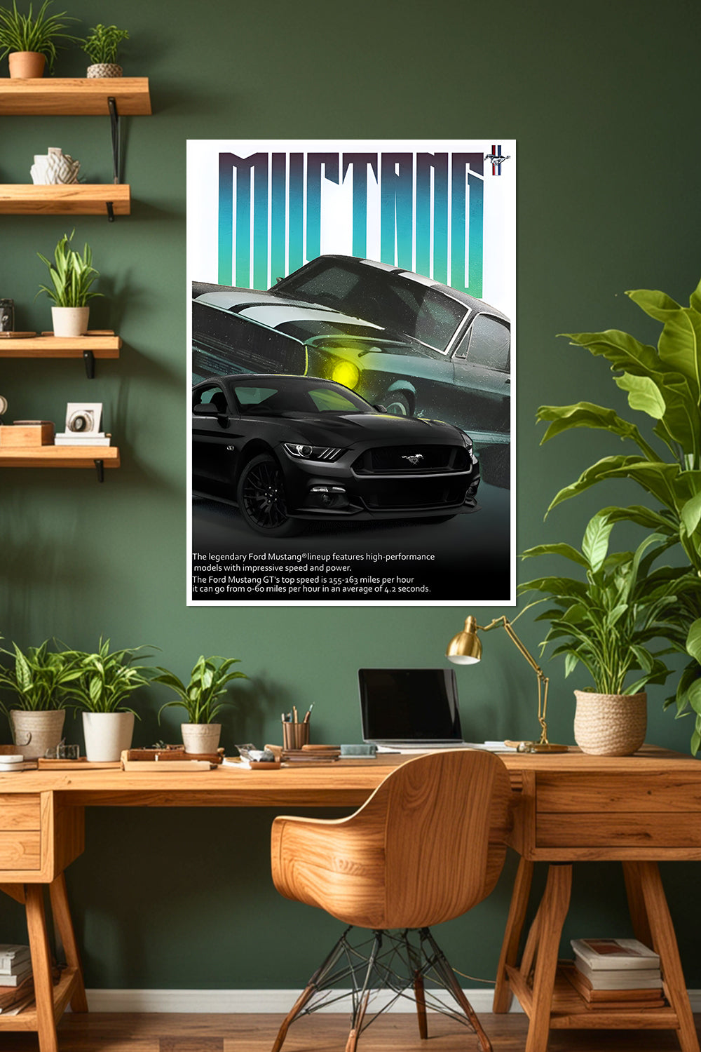 Ford Mustang | Performance Specs | Car Poster