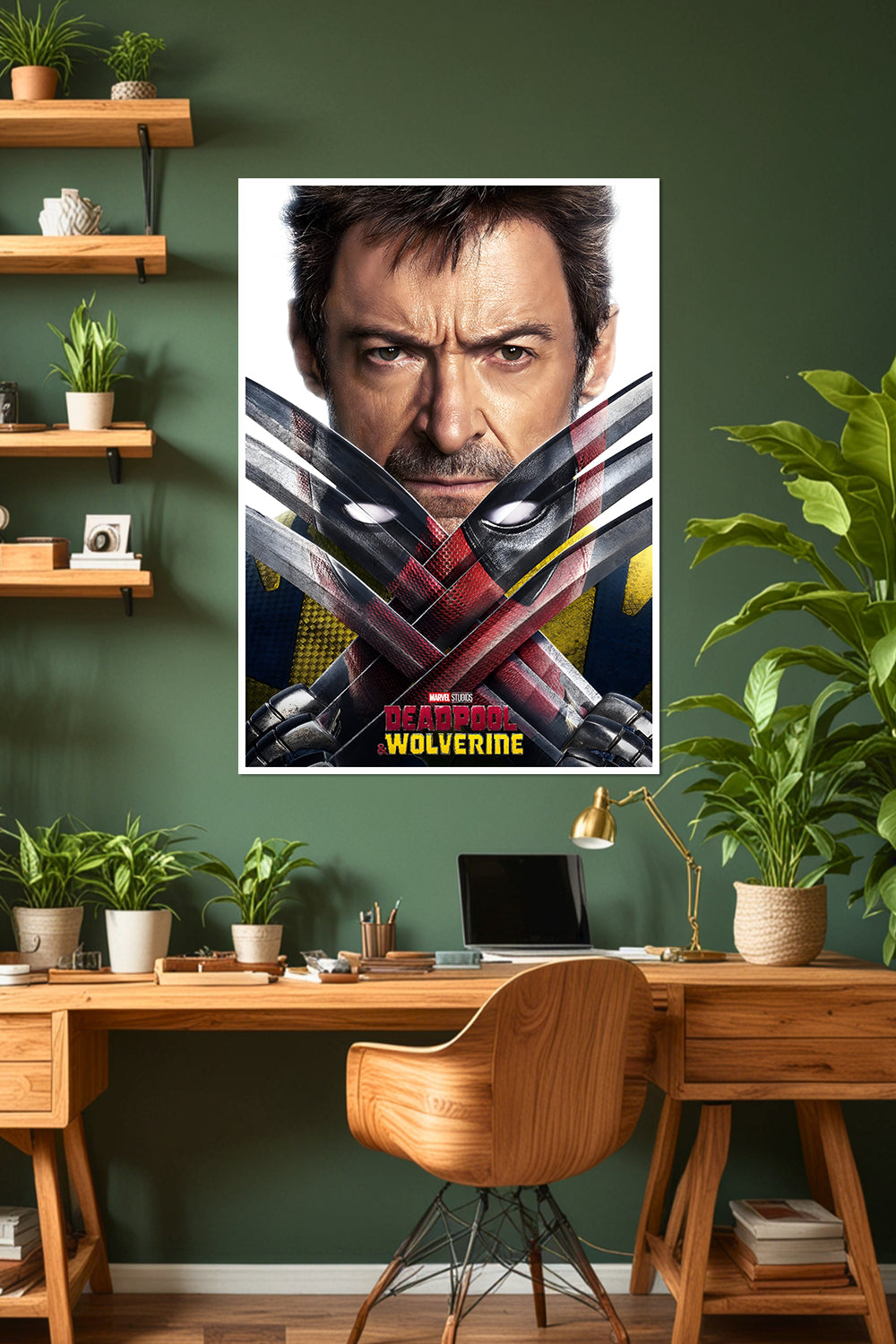 Deadpool & Wolverine | Ryan Reynolds & Hugh Jackman | Marvel Poster