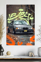 BMW E36 | AI Concept Car Poster