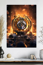 Real Madrid Emblem | Football Poster