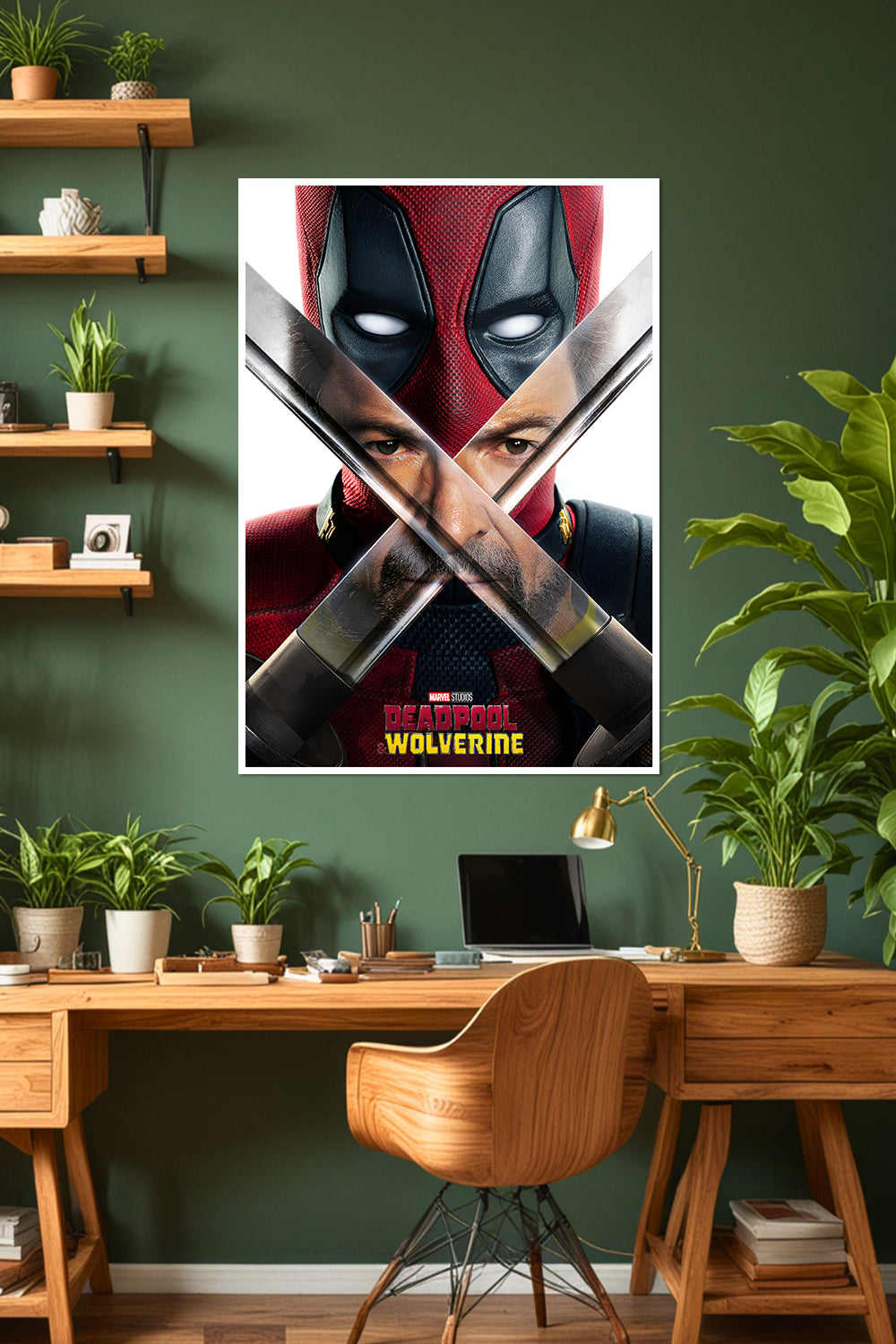 Deadpool & Wolverine | Ryan Reynolds & Hugh Jackman | Marvel Poster