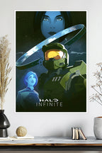 Halo Infinite | Master Chief & Cortana | Game Poster