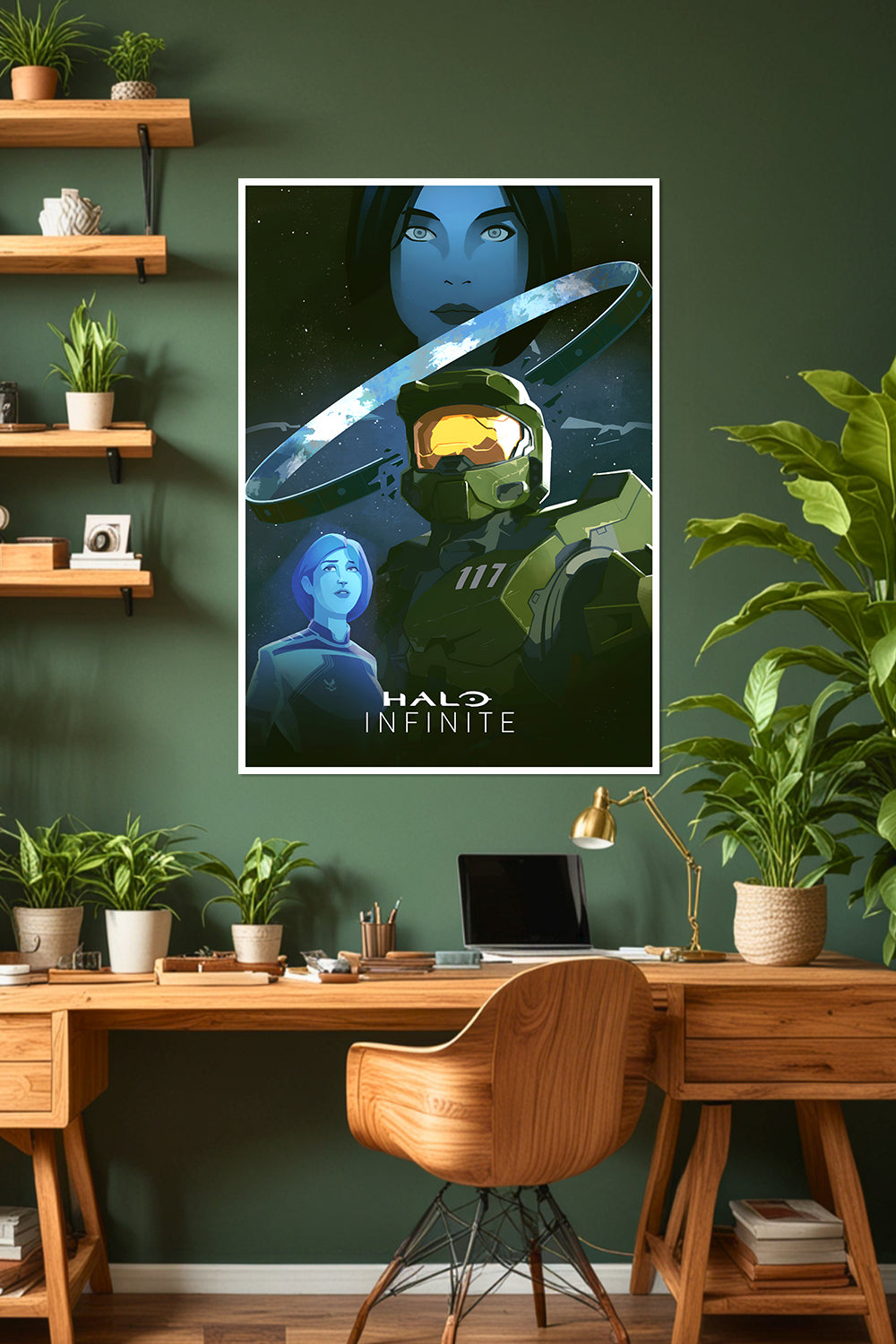Halo Infinite | Master Chief & Cortana | Game Poster
