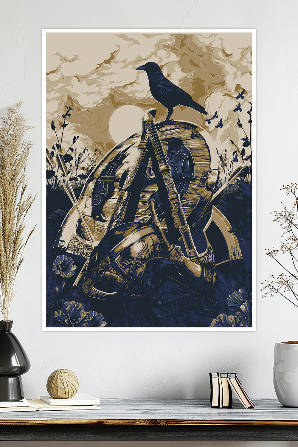 Raven's Vigil | Assassin’s Creed Valhalla | Viking Warrior | Game Poster