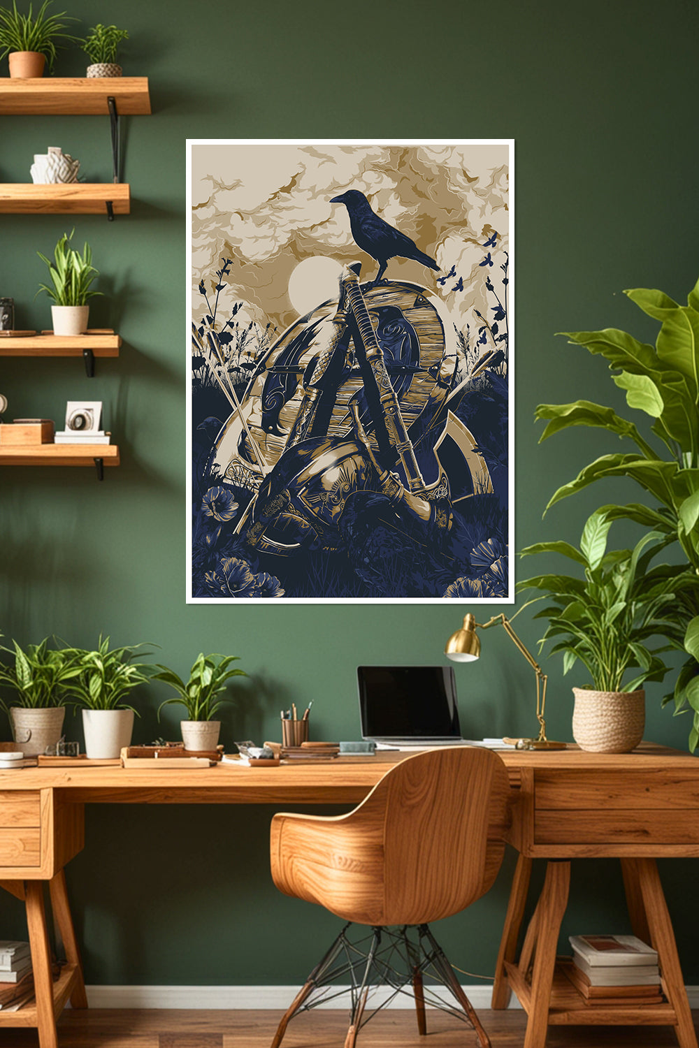 Raven's Vigil | Assassin’s Creed Valhalla | Viking Warrior | Game Poster