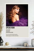 Speak Now | Taylor Swift | Music Poster