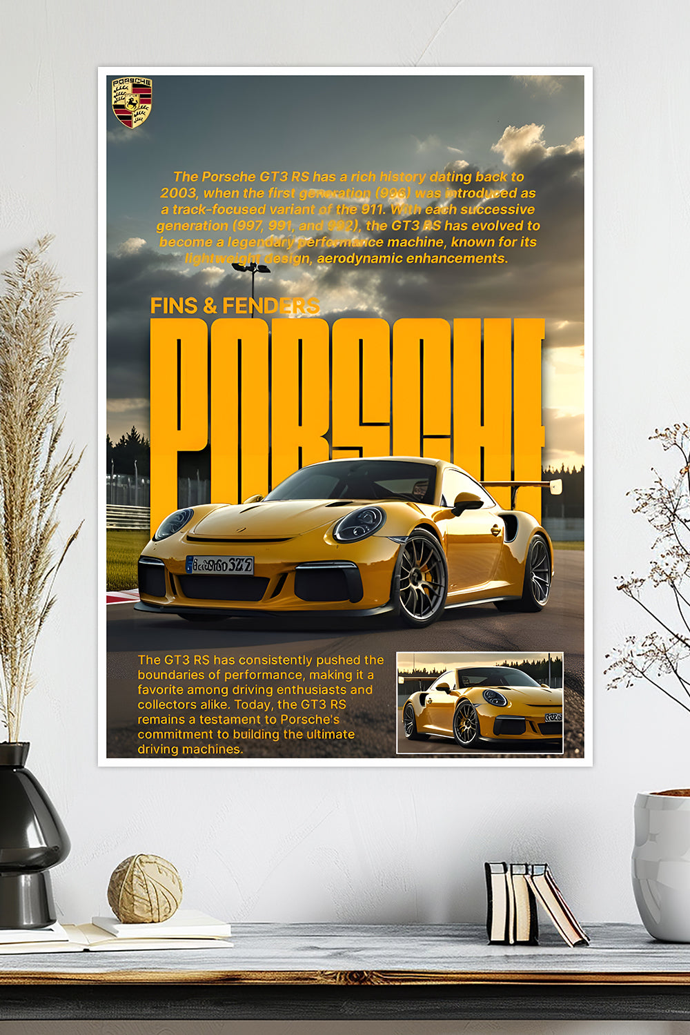 Porsche GT3 RS | Car Poster