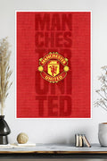 Manchester United Crest | Football Poster