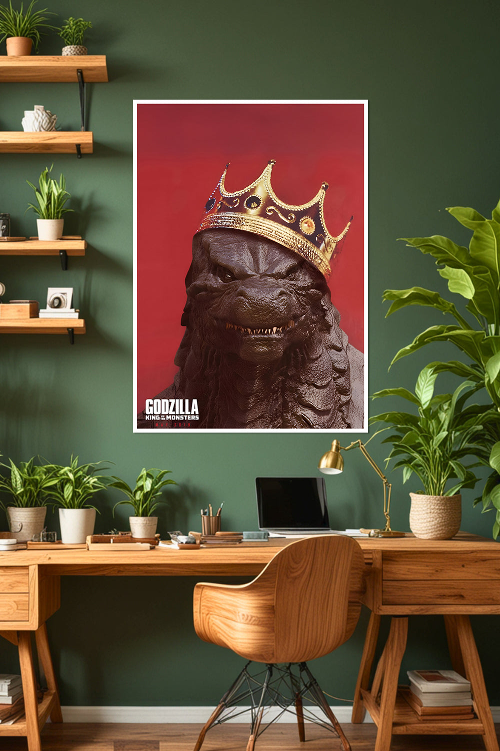 Godzilla: King of the Monsters | Godzilla Crown | Movie Poster