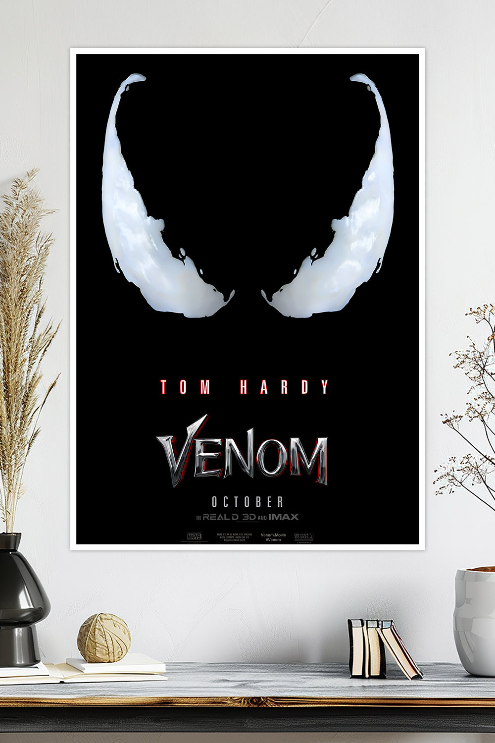 Venom | Tom Hardy | Venom symbiote | Marvel Poster
