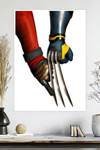 Deadpool & Wolverine | Ryan Reynolds & Hugh Jackman | Marvel Poster