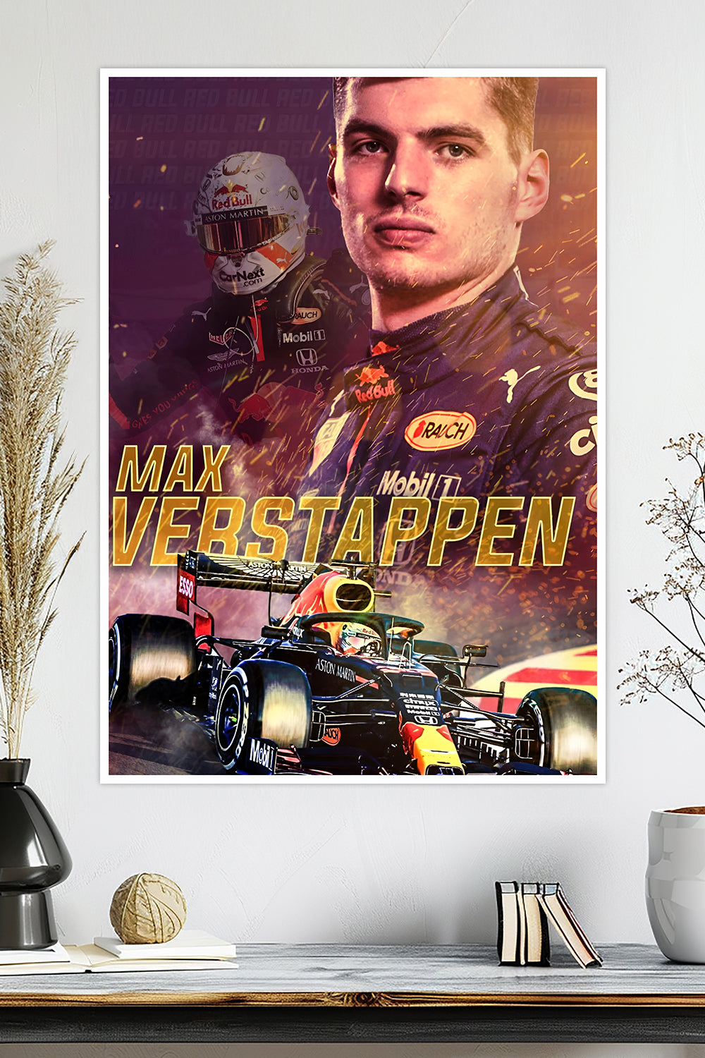 Max Verstappen | Red Bull Racing | F1 Racing Poster
