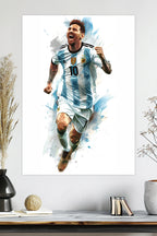 Lionel Messi | Argentina Jersey | Football Poster