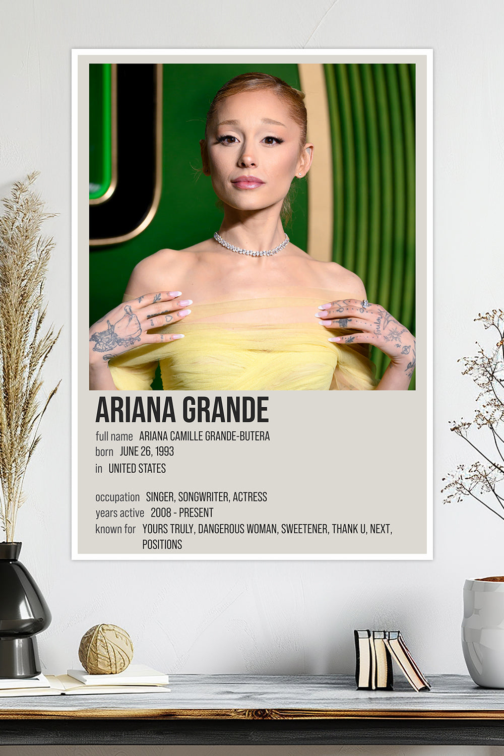 Ariana Grande | Pop Diva | Sweetener Era Icon | Muisc Poster