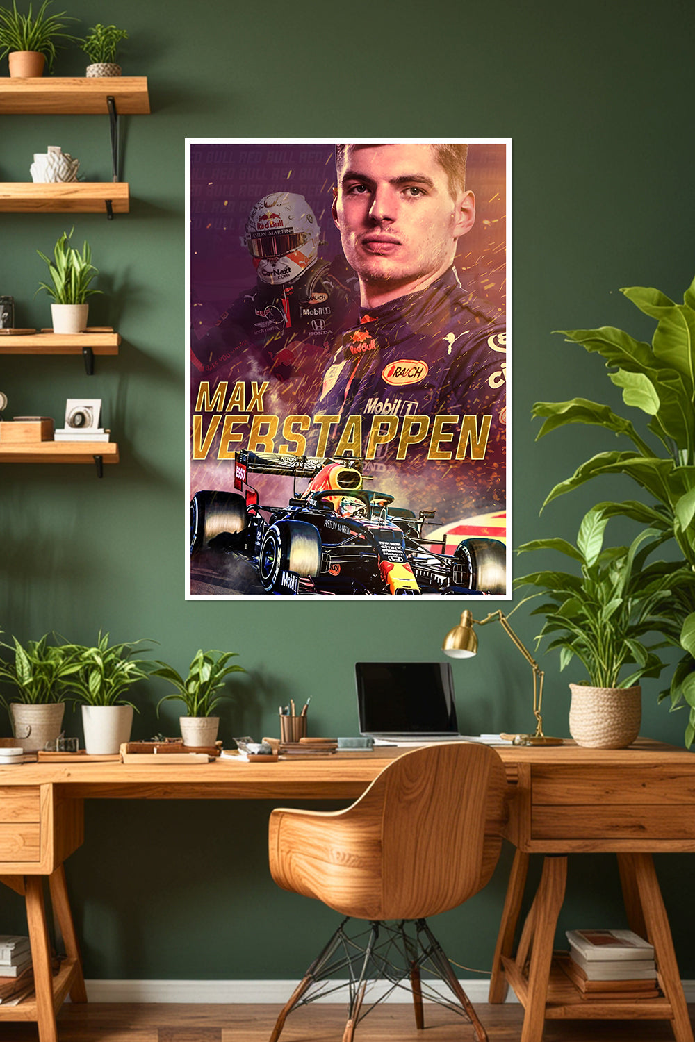 Max Verstappen | Red Bull Racing | F1 Racing Poster