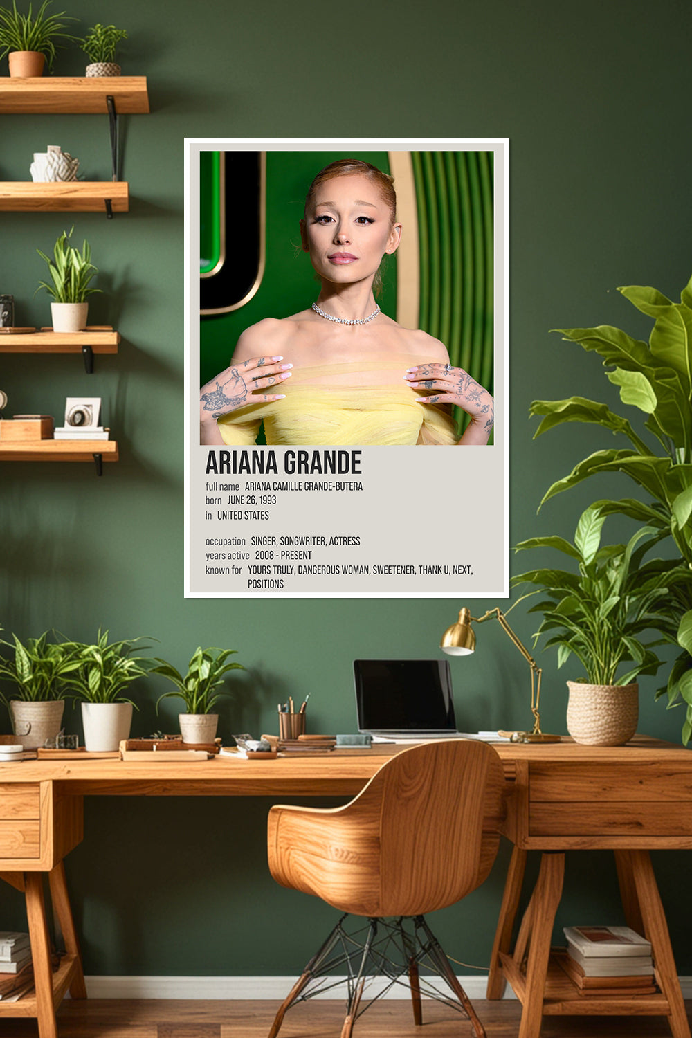 Ariana Grande | Pop Diva | Sweetener Era Icon | Muisc Poster