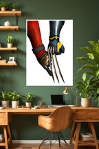 Deadpool & Wolverine | Ryan Reynolds & Hugh Jackman | Marvel Poster
