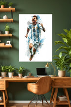 Lionel Messi | Argentina Jersey | Football Poster