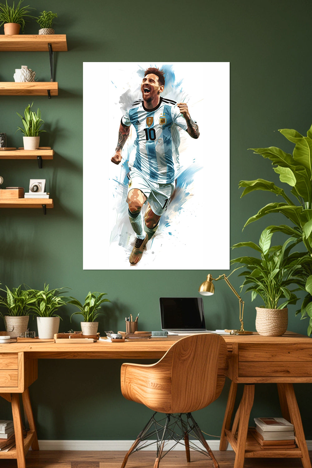 Lionel Messi | Argentina Jersey | Football Poster