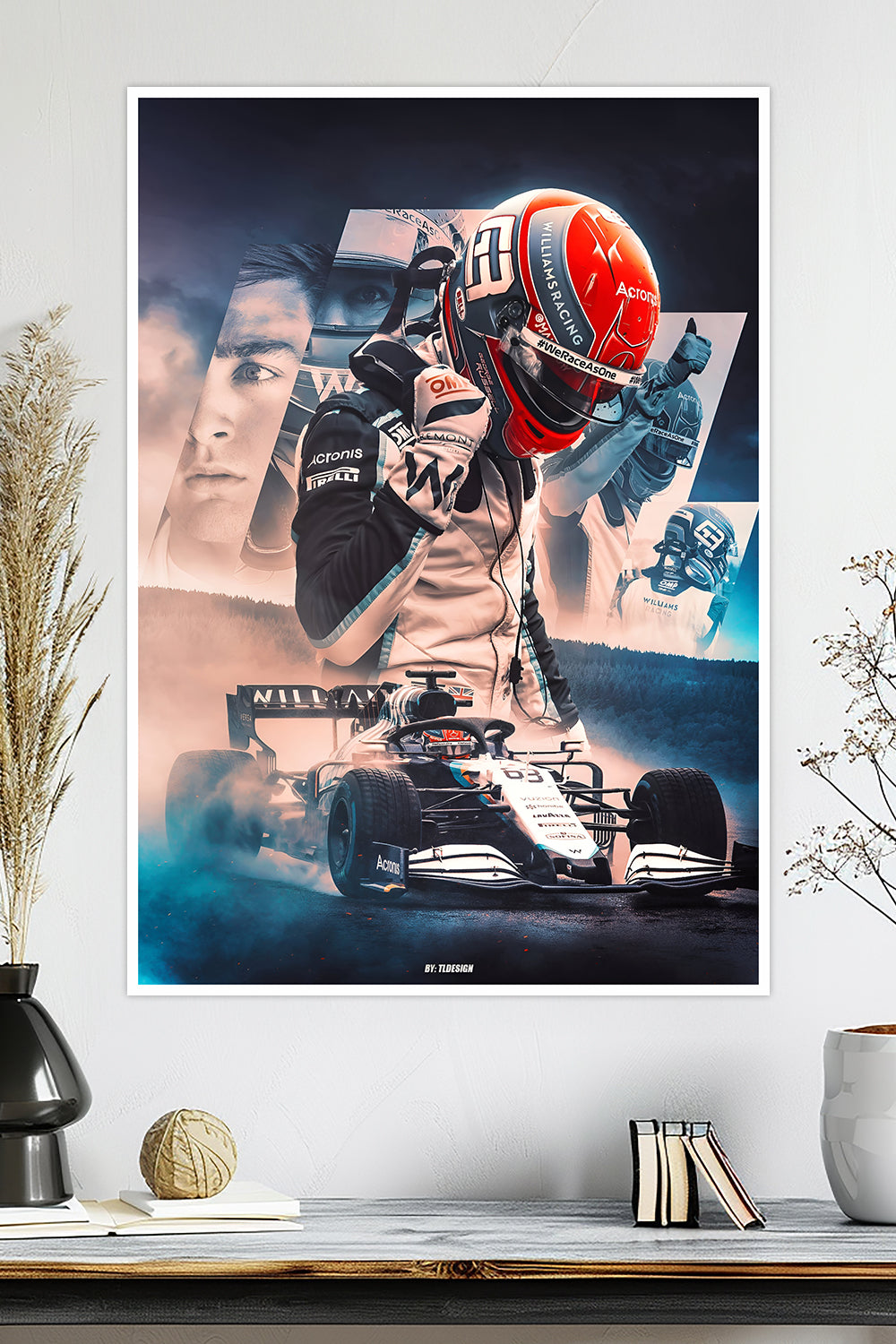 George Russell | Williams Racing | F1 Racing Poster