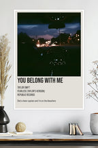 You Belong With Me | Taylor Swift | Music Poster