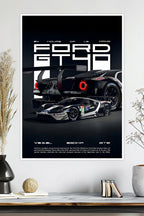 Ford GT40 | 24 Hours of Le Mans | Car Poster