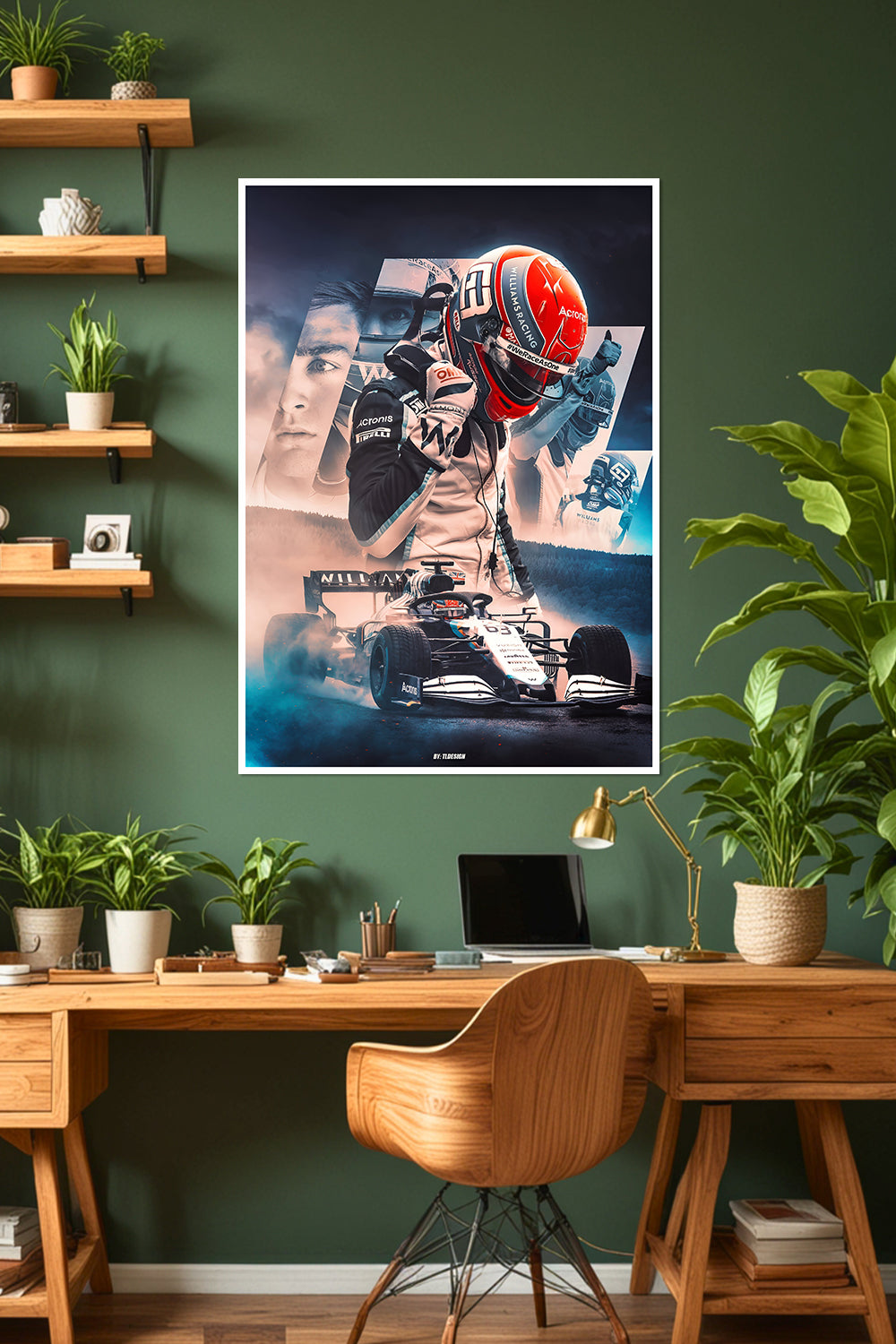 George Russell | Williams Racing | F1 Racing Poster