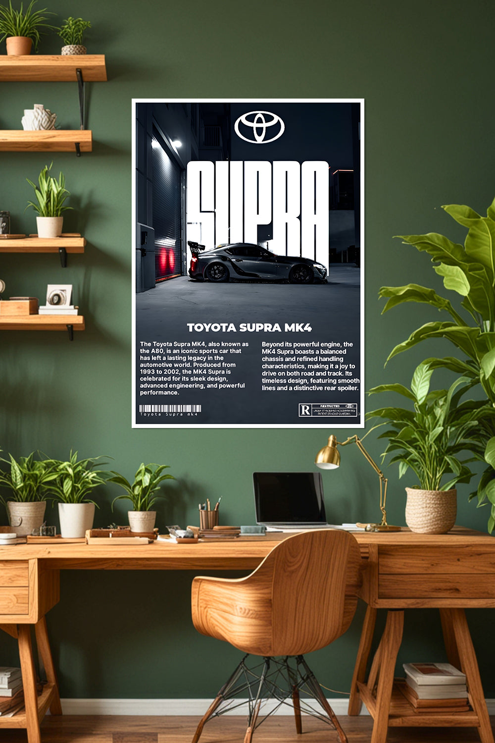 Toyota Supra MK4 | Car Poster