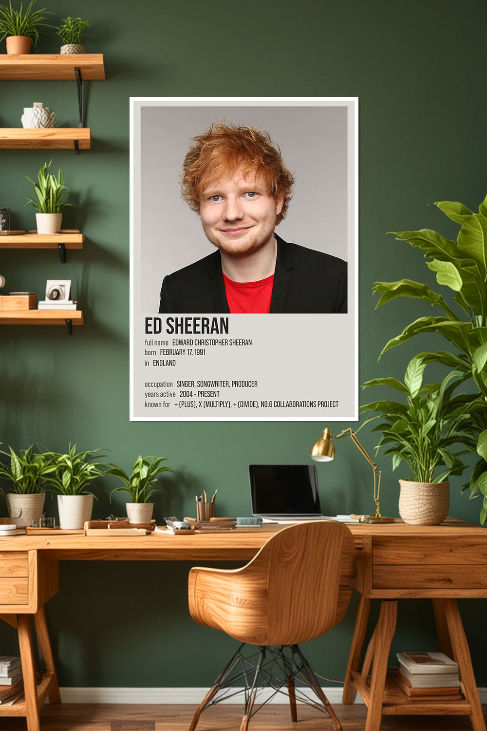 Ed Sheeran | Acoustic Pop Icon | Music Poster