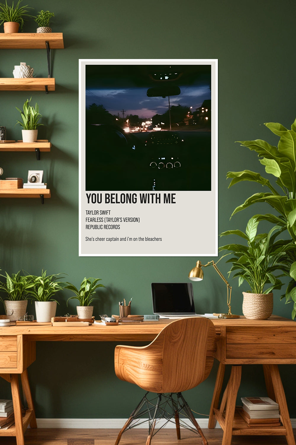 You Belong With Me | Taylor Swift | Music Poster