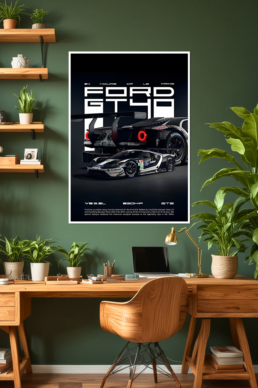 Ford GT40 | 24 Hours of Le Mans | Car Poster