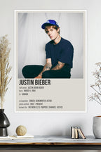 Justin Bieber | Global Pop Sensation | Music Poster
