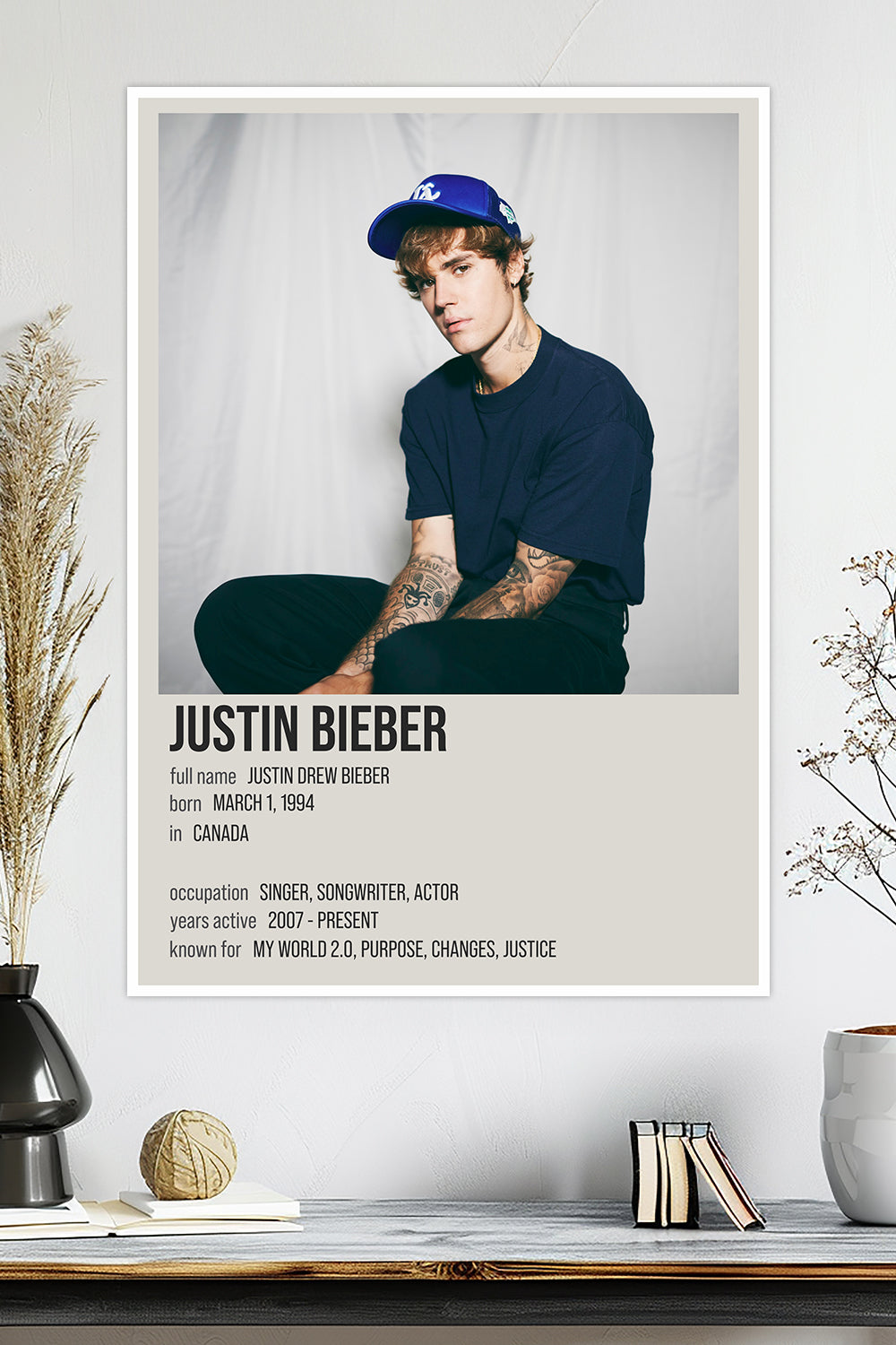 Justin Bieber | Global Pop Sensation | Music Poster
