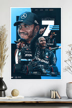 George Russell | Williams F1 Car | F1  Racing Poster