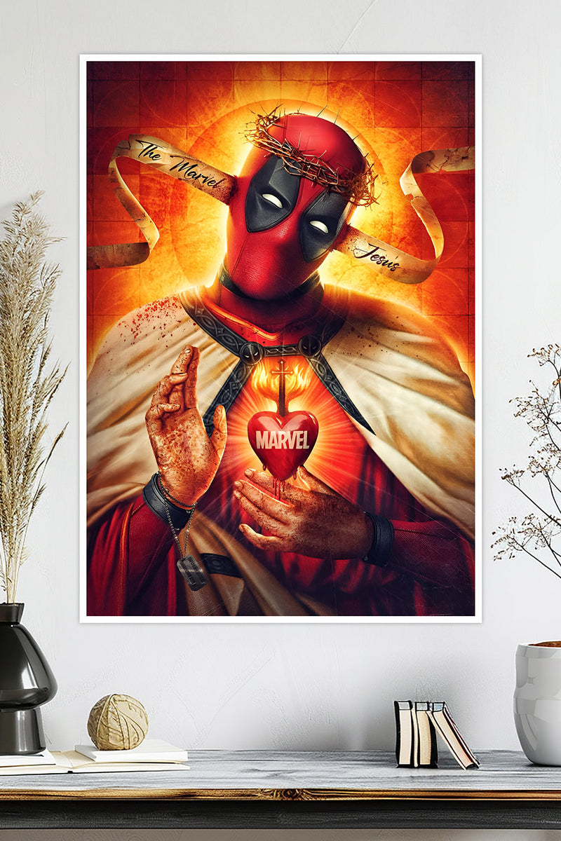 Deadpool & Wolverine | Marvel Jesus | Marvel Poster – ThePosterPalette
