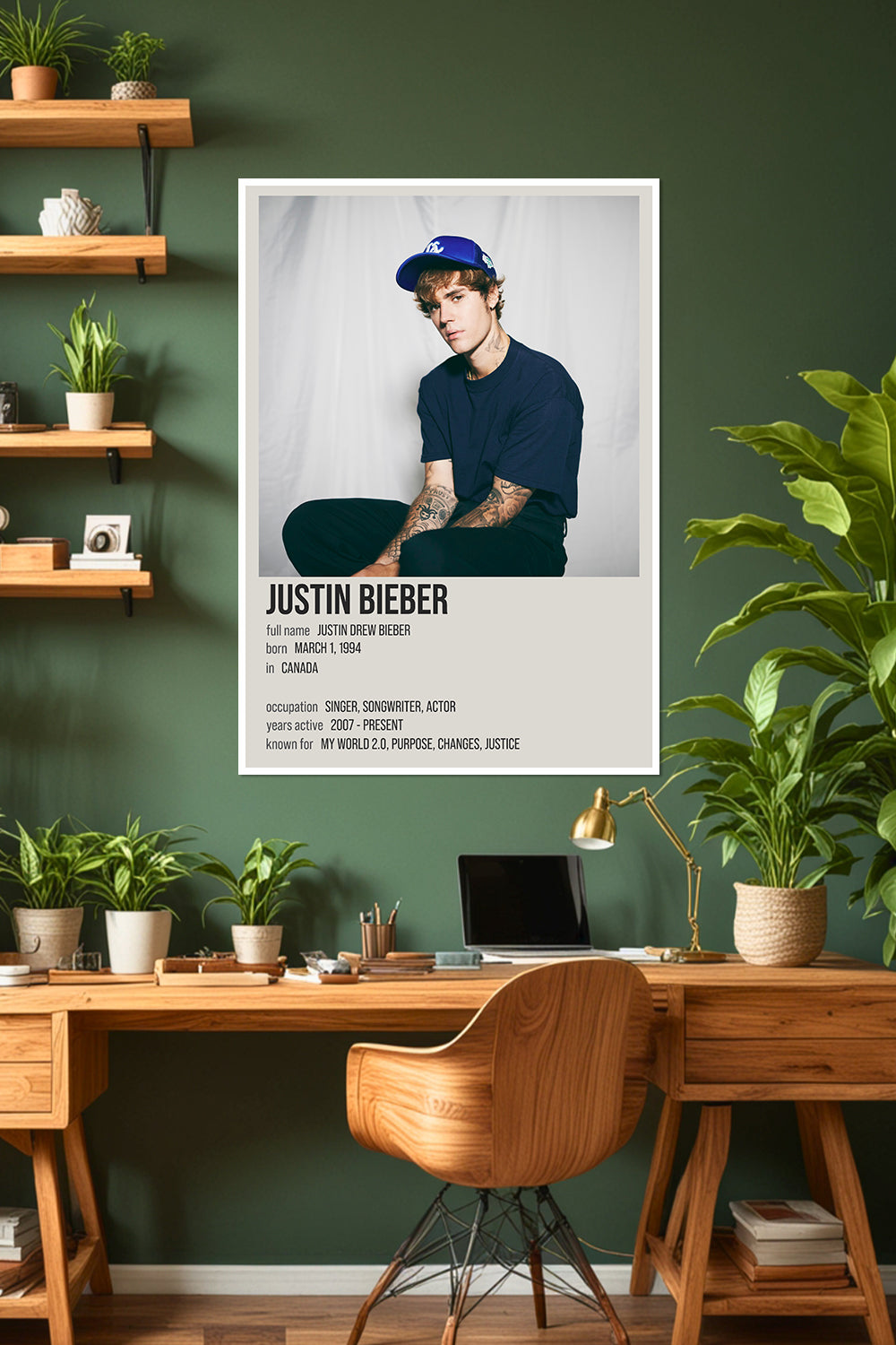 Justin Bieber | Global Pop Sensation | Music Poster