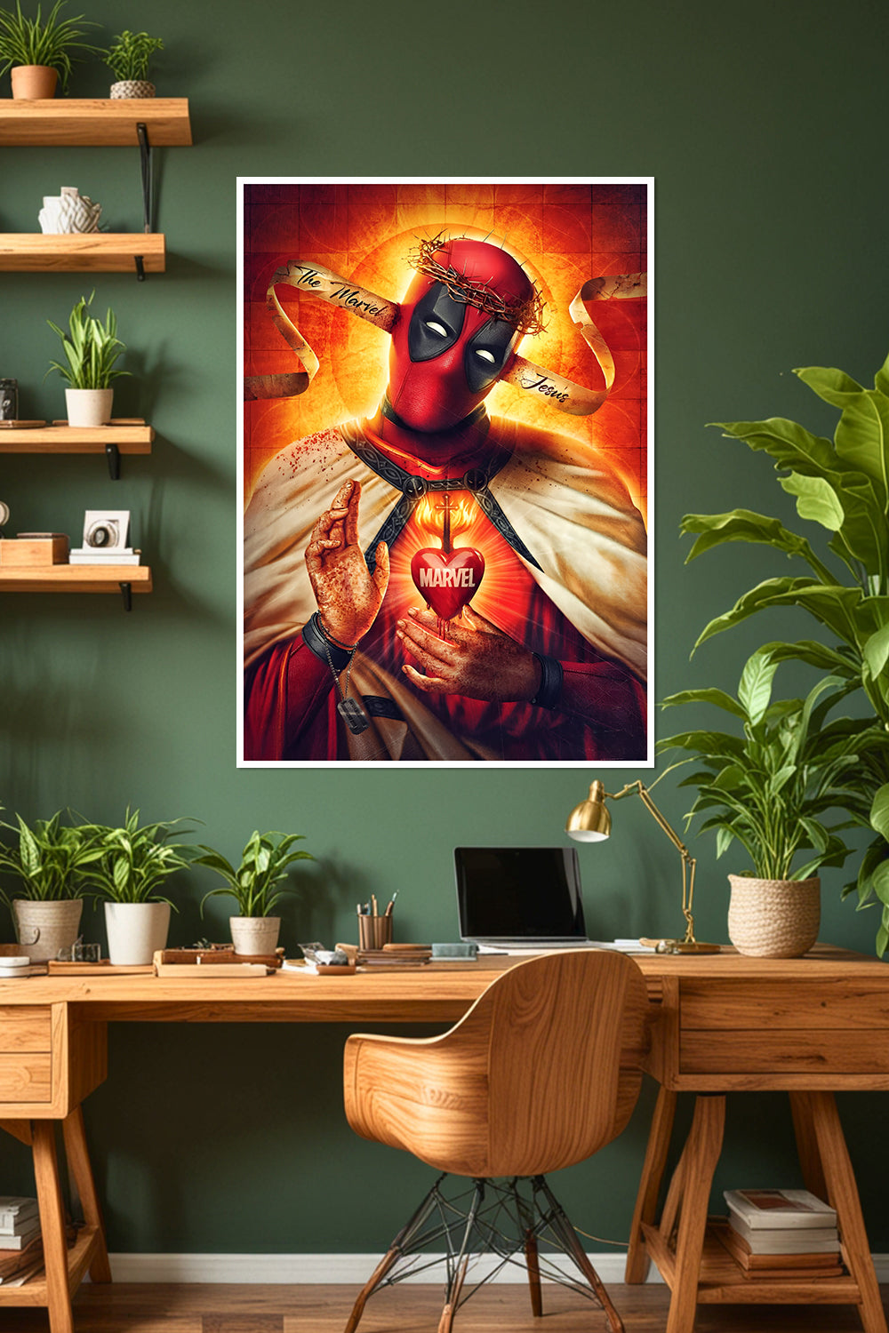 Deadpool & Wolverine | Marvel Jesus | Marvel Poster