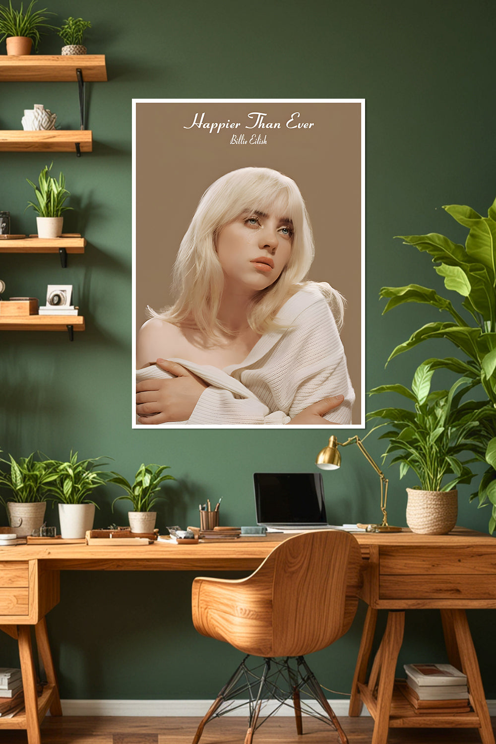 Billie Eilish | Happier Than Ever Album | Music Poster